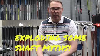 Golf shafts explained mythbusters [upl. by Eceirtal]