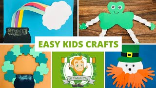 6 Easy Saint Patricks Day crafts for kids [upl. by Araminta]