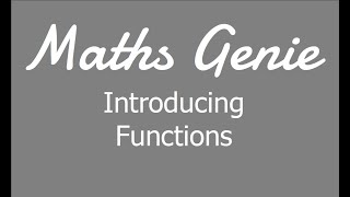 An Introduction to Functions [upl. by Ennahtur]