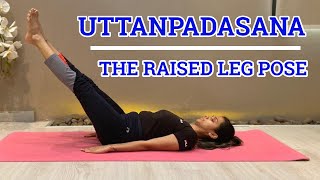 How to do Uttanpadasana raised leg pose  Yoga tutorials for beginners  Yoga asanas Yoga benefit [upl. by Layod]