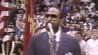 Marvin Gaye  The Star Spangled Banner  Live  1983 [upl. by Zetrac]