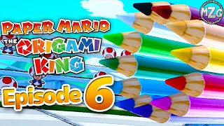 Paper Mario The Origami King Gameplay Part 6  Colored Pencils Boss Overlook Tower [upl. by Lindell878]