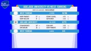 Adelaide University v West Torrens [upl. by Nosreve]