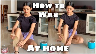 How to remove body hair at home HOW I WAX AT HOME Mishti Pandey [upl. by Jeritah414]