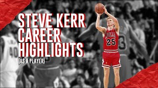 Steve Kerrs Career Highlights As A Player [upl. by Ande]