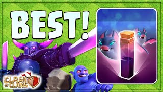 BEST BAT SPELL ATTACK STRATEGY AT TH10  PEKKABOBAT [upl. by Weisberg334]