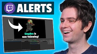 How To Setup Twitch Alerts In OBS Studio amp Streamlabs OBS 2021 [upl. by Eddra856]