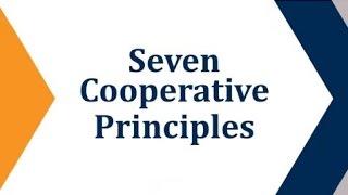 Seven Cooperative Principles [upl. by Hasina]