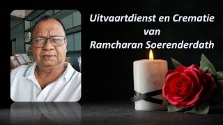 LIVESTREAMING Uitvaartdienst en Crematie van Ramcharan Soerenderdath [upl. by Dnalyar]