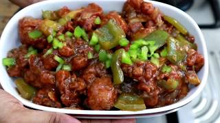 Gobi Manchurian Gravy in Malayalam  Restaurant Style Gobi Manchurian Recipe [upl. by Fabrice]