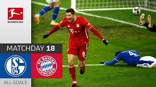 Lewandowski Extends Record  FC Schalke 04  FC Bayern München  04  All Goals  Matchday 18 [upl. by Oika]