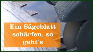 Ein Sägeblatt schärfen [upl. by Serg]