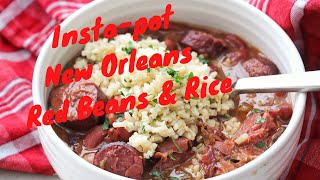 Instant pot New Orleans Red Beans amp Rice [upl. by Luapsemaj]