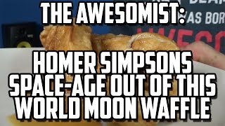 How To Make Homer Simpsons Patented SpaceAge Out Of This World Moon Waffle [upl. by Chapel]