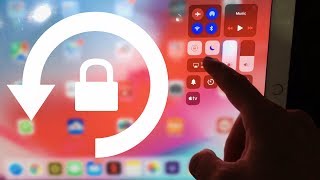 How to Unlock amp Lock Screen Rotation on iPad  iPad mini  iPad Pro iPad Air [upl. by Neenaej247]