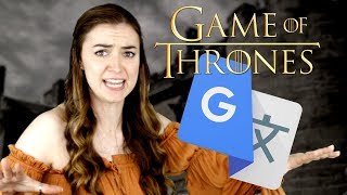 Google Translate explains GAME OF THRONES [upl. by Cacka]