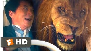 Kung Fu Yoga 2017  Lion Car Chase Scene 510  Movieclips [upl. by Sobel]