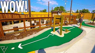 Awesome INTERACTIVE Mini Golf Course  Hole In One and Awesome Holes [upl. by Nazario33]