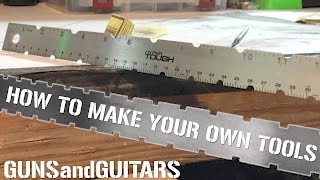 Make pro guitar luthier tools out of stuff you have Guitar Hack 1 [upl. by Pinckney62]