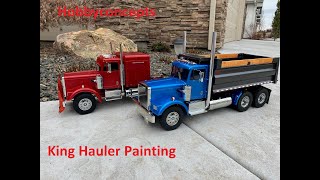 Tamiya 114 RC King Hauler Painting and Detailing [upl. by Etta878]