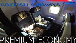 BRITISH AIRWAYS PREMIUM ECONOMY HONEST REVIEW [upl. by Akehsal]