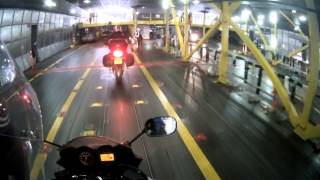 Ferry from Liverpool to Douglas on a motorcycle Manannan [upl. by Elleret165]