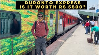 Yesvantpur Howrah Duronto Express Journey  Food Review  Is it worth for Rs 5500 [upl. by Lourie]