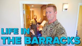 Barracks Life  Military Barracks Room Tour  Life in the Barracks [upl. by Gascony]