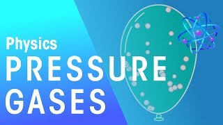 Pressure in Gases  Matter  Physics  FuseSchool [upl. by Ydnolem]