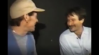 Robin Williams Meets Ernest P Worrell MUST SEE RARE  1989 [upl. by Enyaht]