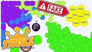 Agario Mobile  EVERYONE SPLITS FOR THIS BEST TROLL SKIN EVER [upl. by Wills]