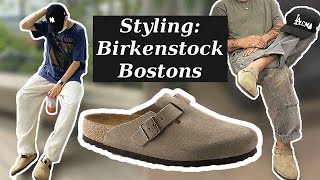 Favorite Sandals The Birkenstock Bostons 4 Outfits [upl. by Sascha144]