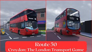 Croydon The London Transport Game Route 50 [upl. by Hesther]