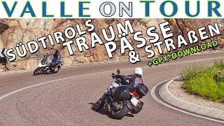 Südtirol Motorrad Tour  die schönsten Pässe und Straßen der Dolomiten [upl. by Melbourne314]