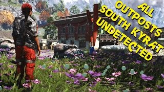 Far Cry 4  ALL Outposts undetected stealth killer liberations South Kyrat [upl. by Gokey]