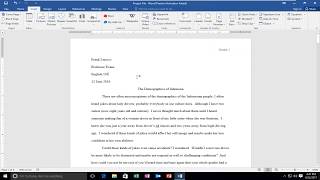 How To Add A Header In Microsoft Word [upl. by Tacklind451]