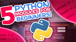 5 Python Modules For Beginners [upl. by Salguod122]