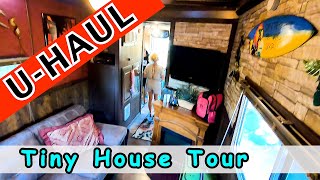 Box Truck Conversion  Uhaul Truck Camper Tour  Full Time RV Living [upl. by Kahaleel700]