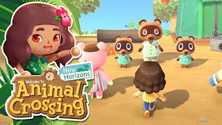 Catching Our Flight to NEW HORIZONS 🌺 Animal Crossing New Horizons • 1 [upl. by Clayborn]