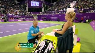 Kim Clijsters wins WTA title [upl. by Aciretahs]