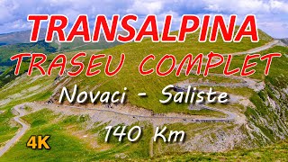 Transalpina  Traseu complet Novaci  Saliste 4K [upl. by Oberstone]