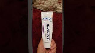 Review of Sensodyne Rapid Relief Toothpaste [upl. by Perlman]