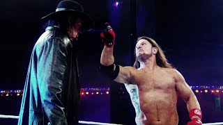 The Undertaker goes to war with AJ Styles at WrestleMania [upl. by Iramat]