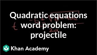 Example 4 Applying the quadratic formula  Quadratic equations  Algebra I  Khan Academy [upl. by Barret688]