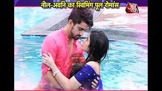 Naamkarann Neil  Avnis romance in swimming pool [upl. by Anitsim]