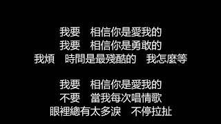 張惠妹  你是愛我的歌詞版 [upl. by Stokes812]