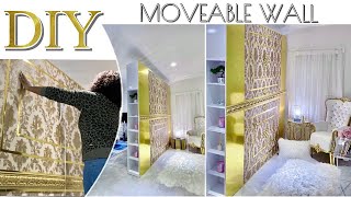 THRONE ROOM Mobile Wall DIY HOW TO MAKE A MOVABLE WALL [upl. by Harias]