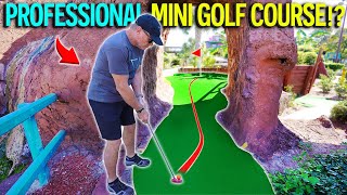 The Hardest Professional Mini Golf Course Ever Super Challenging [upl. by Rohclem]