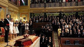 Felipe VI sworn in as king of Spain  official ceremony [upl. by Juliette]