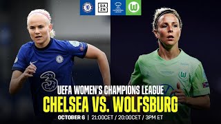 Chelsea vs Wolfsburg  UEFA Womens Champions League Match Day 1 Full Match [upl. by Latnahc]